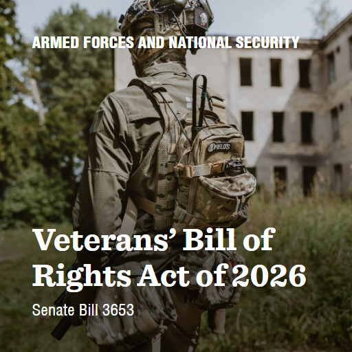 S.3653 119 Veterans Bill of Rights Act of 2026