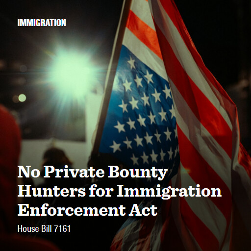 H.R.7161 119 No Private Bounty Hunters for Immigration Enforcement Act