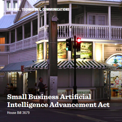 H.R.3679 119 Small Business Artificial Intelligence Advancement Act 2