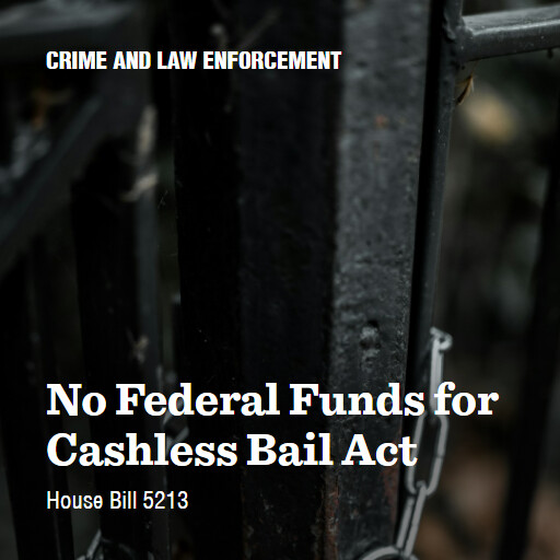 H.R.5213 119 No Federal Funds for Cashless Bail Act