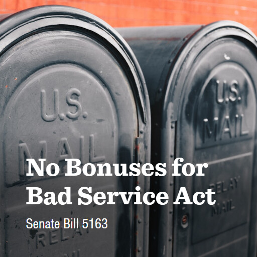 S.5163 119 No Bonuses for Bad Service Act