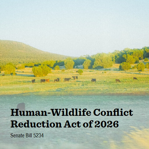S.5234 119 HumanWildlife Conflict Reduction Act of 2026