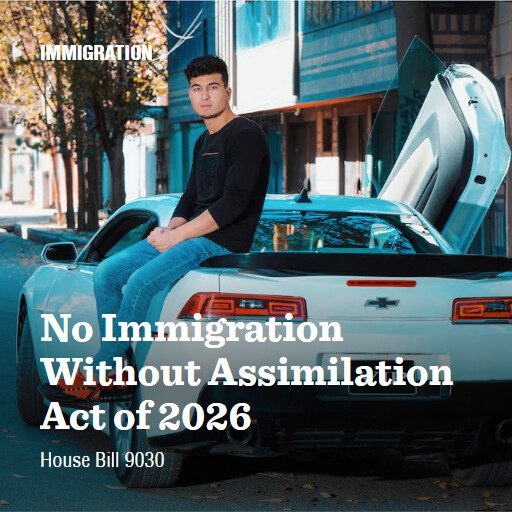 H.R.9030 119 No Immigration Without Assimilation Act of 2026