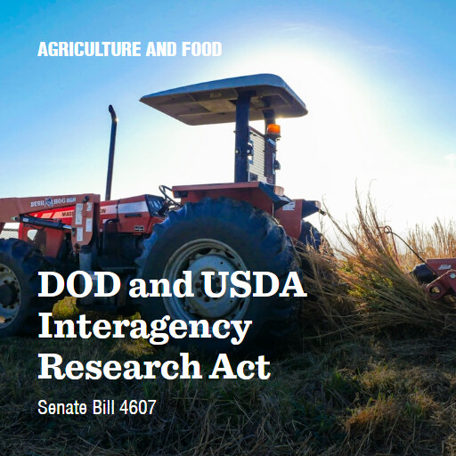 S.4607 119 DOD and USDA Interagency Research Act