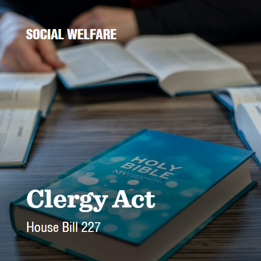 H.R.227 119 Clergy Act