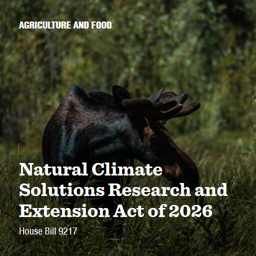 H.R.9217 119 Natural Climate Solutions Research and Extension Act of 2026